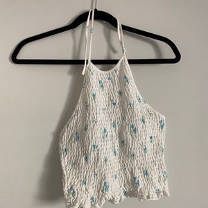 TOP SHOP floral crop top